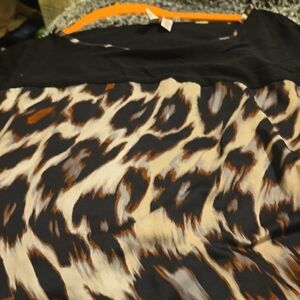 Leopard Print Women's Top